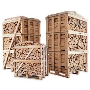Kiln dried hardwood in 1m3 and 2m3 Pallets